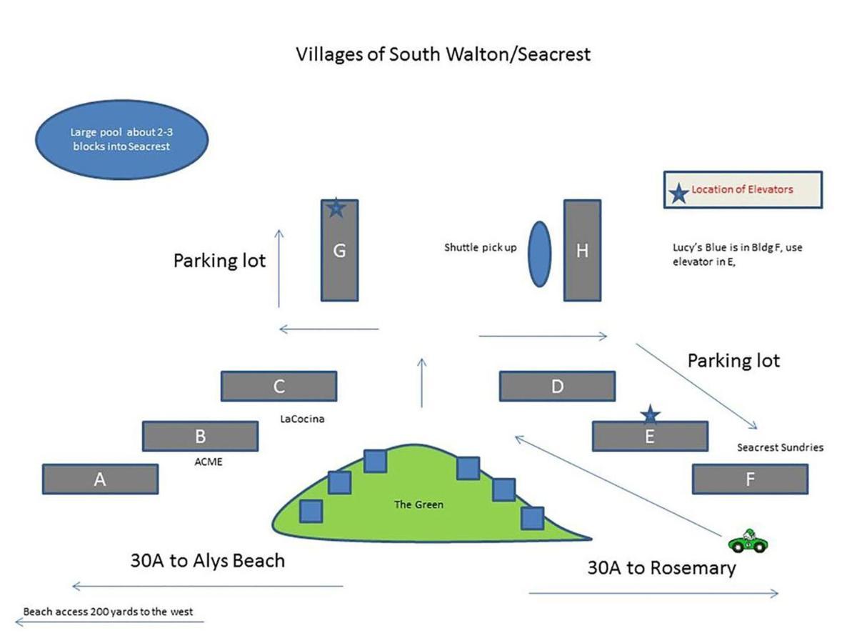 Village Of South Walton B375 Seacrest Eksteriør billede